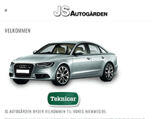 Tablet Screenshot of js-autogaarden.dk